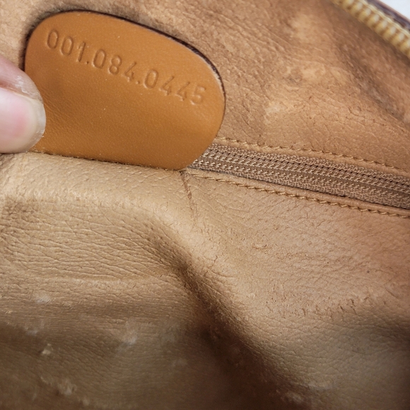 Vintage Gucci Tan and Cream Women's Shoulder Bag - Picture 5 of 16